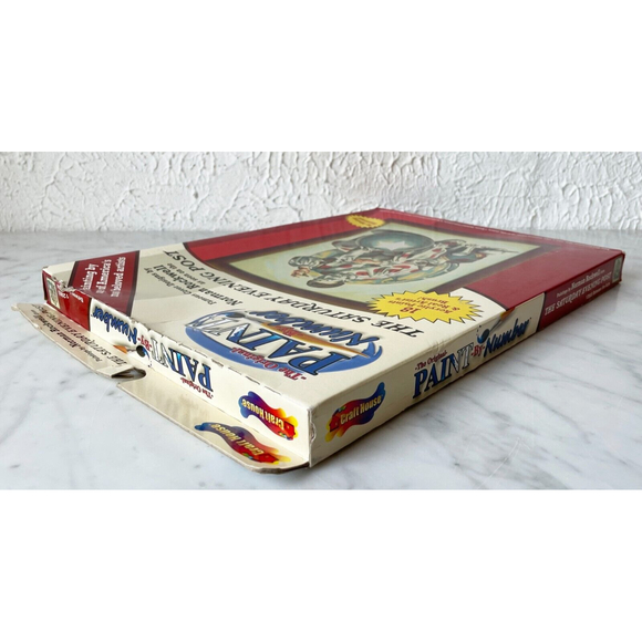 Paint By Number Kit Between Acts Clown Puppy Normal Rockwell Sat Evening Post - Picture 5 of 5